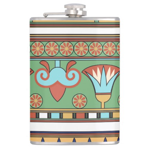 Egyptian Ornament Vintage Collection Flask