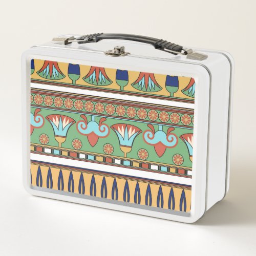 Egyptian Ornament Vintage Collection Metal Lunch Box