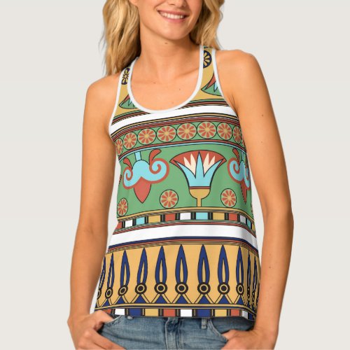 Egyptian Ornament Vintage Collection Tank Top