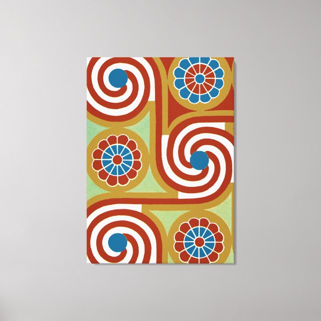 Egyptian Ornamnet #4 at Emporio Moffa Canvas Print (Front)