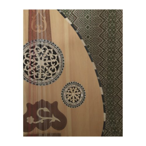 Egyptian Oud Middle Eastern Lute Wood Wall Art