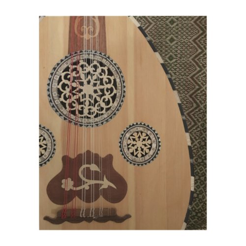 Egyptian Oud Middle Eastern Lute Wood Wall Art