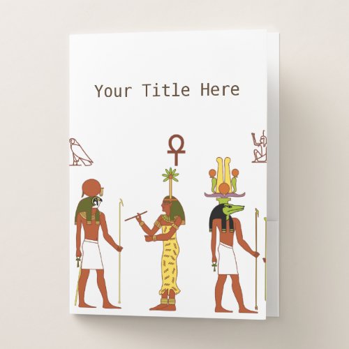 Egyptian Pantheon Pocket Folder