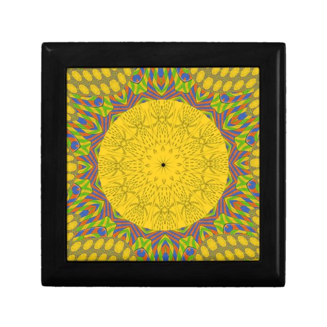 Egyptian Pattern Art Print Keepsake Box (Front)