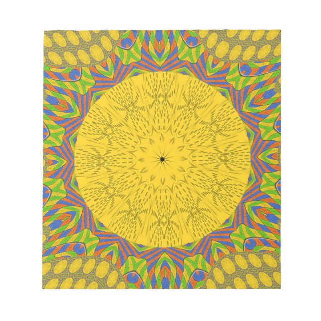 Egyptian Pattern Art Print Notepad (Front)