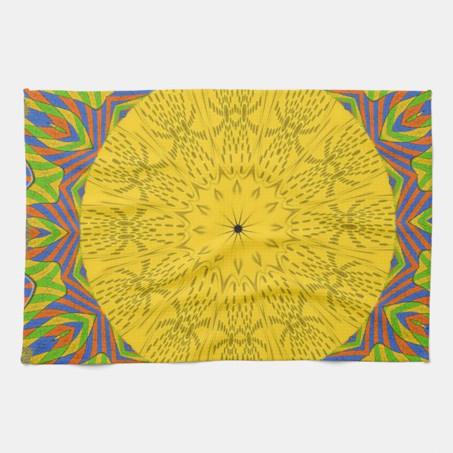 Egyptian Pattern Art Print Towel (Horizontal)