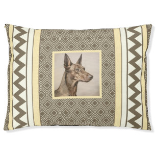 Egyptian Patterned Pharaoh Hound Pet Bed