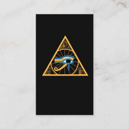 Egyptian Pharaoh Ancient Horus Eye Symbol Business Card