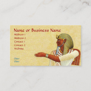Egyptian Pharaoh Antiquities Business Profile Card