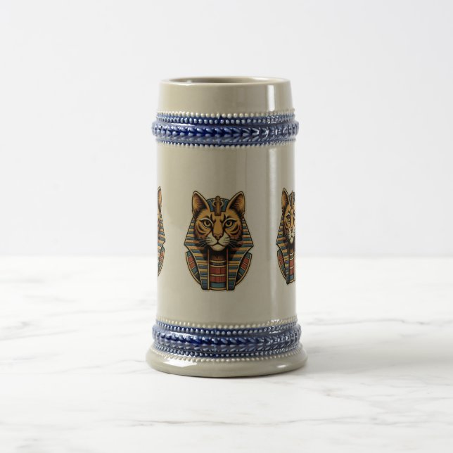 Egyptian Pharaoh Cat Mug – Ancient Egypt Cat Art (Center)