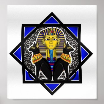 Egyptian Pharaoh Poster by BizzleApparel at Zazzle