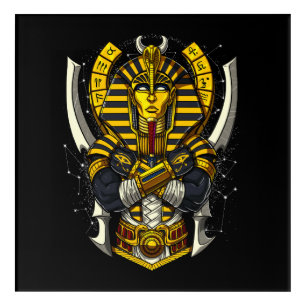 Egyptian Pharaoh Tutankhamun Ancient King Tut Acrylic Print