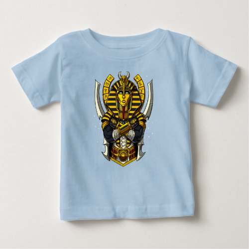 Egyptian Pharaoh Tutankhamun Ancient King Tut Baby T_Shirt