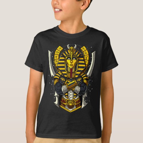 Egyptian Pharaoh Tutankhamun Ancient King Tut T_Shirt