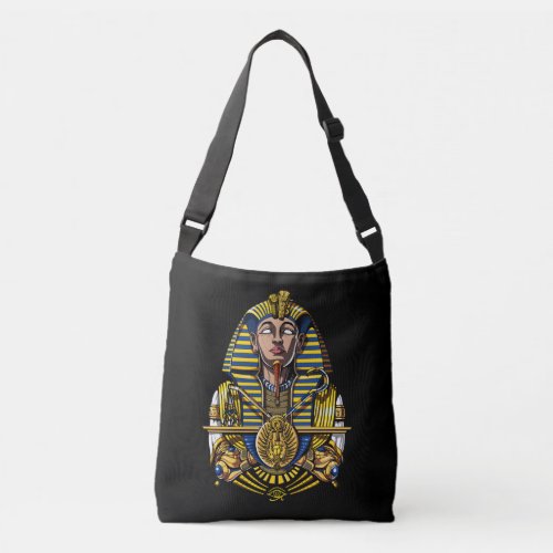 Egyptian Pharaoh Tutankhamun King Tut Crossbody Bag