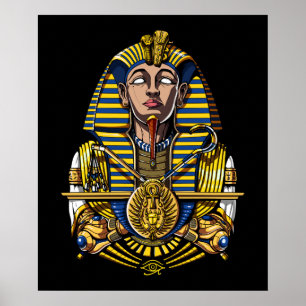 Egyptian Pharaoh Tutankhamun King Tut Poster