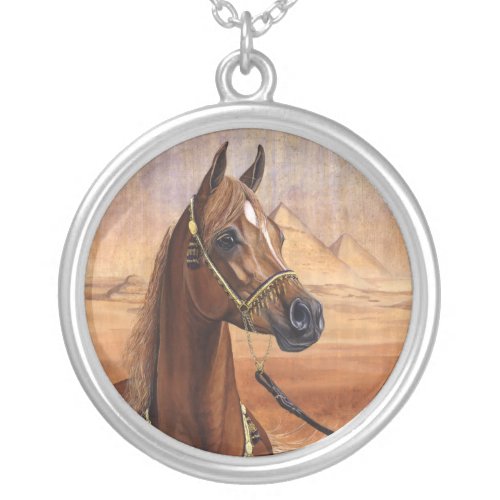 Egyptian Princess Arabian horse necklace