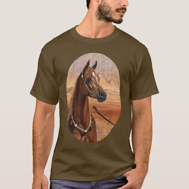 Egyptian Princess Arabian horse tee shirt (Front)