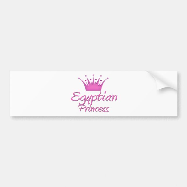 Egyptian Princess Bumper Sticker (Front)