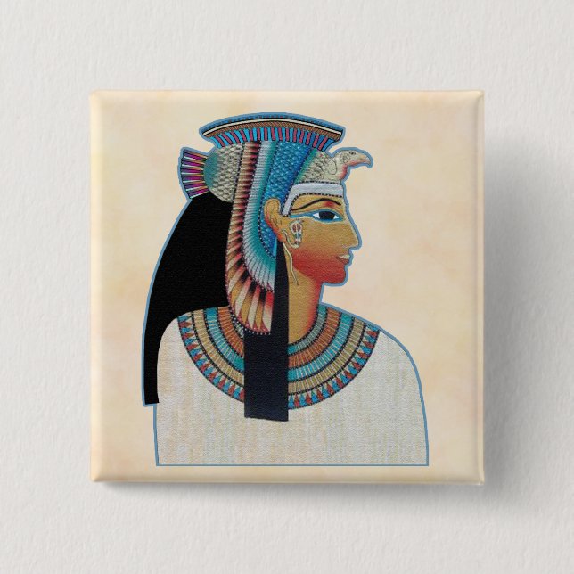 Egyptian Princess Pinback Button (Front)
