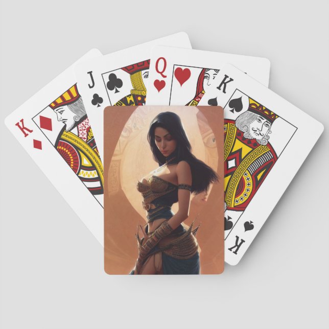 Egyptian Princess Poker Cards (Back)
