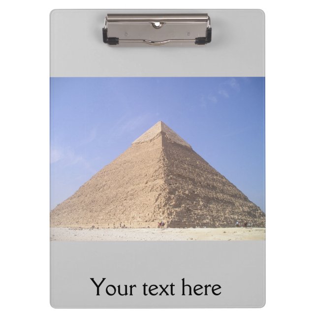 Egyptian Pyramid Photo Clipboard (Front)