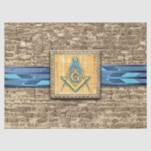Egyptian Pyramid Square Compass Tissue Paper