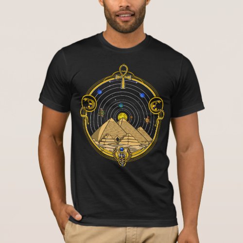 Egyptian Pyramids Astronomy T_Shirt