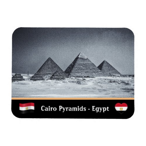 Egyptian Pyramids  Cairo _ Ancient Egypt UNESCO Magnet