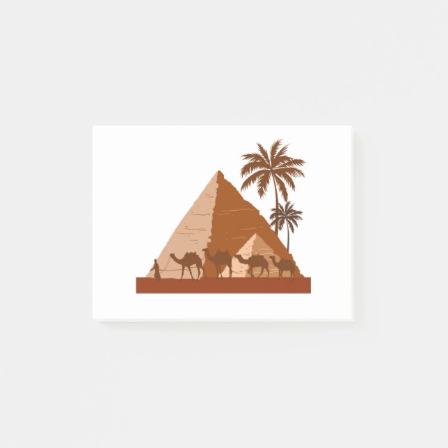 Egyptian pyramids Come & Visit Egypt Gift Post-it Notes (Front)