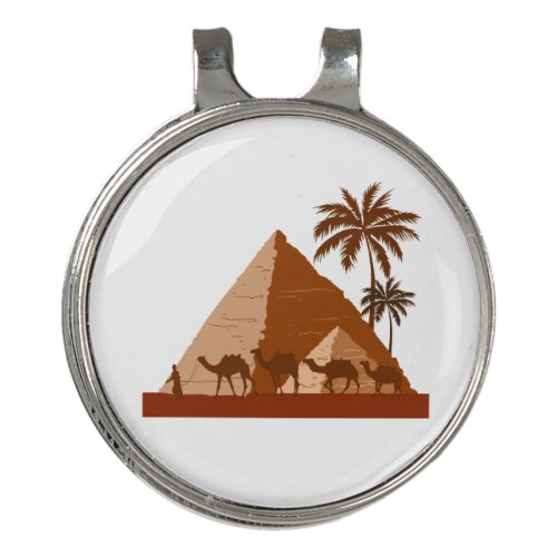 Egyptian pyramids Come  Visit Egypt Golf Hat Clip