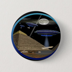 Egyptian pyramids pinback button