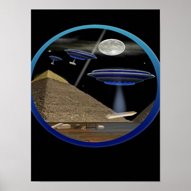 Egyptian pyramids poster (Front)