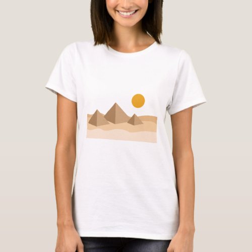 Egyptian Pyramids T_Shirt