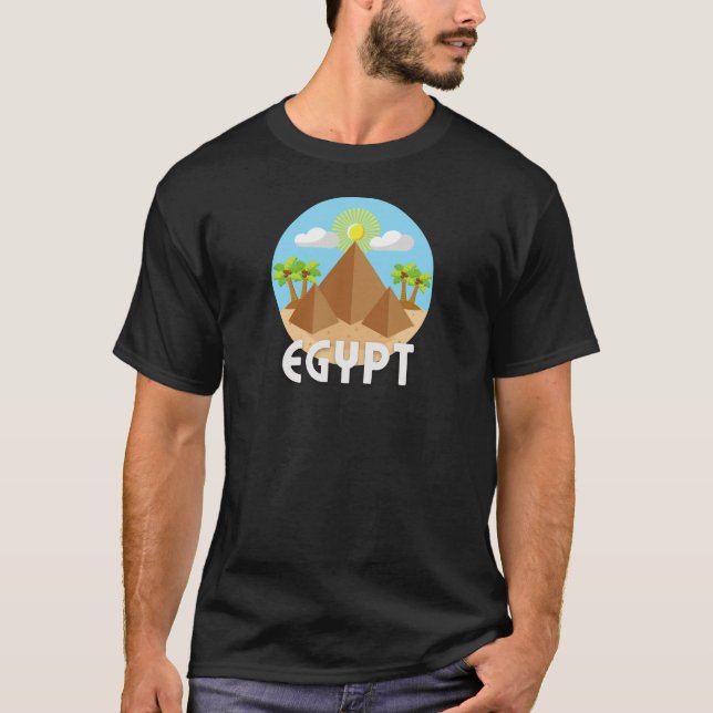  Egyptian Pyramids T-Shirt | Traveler Shirt  (Front)