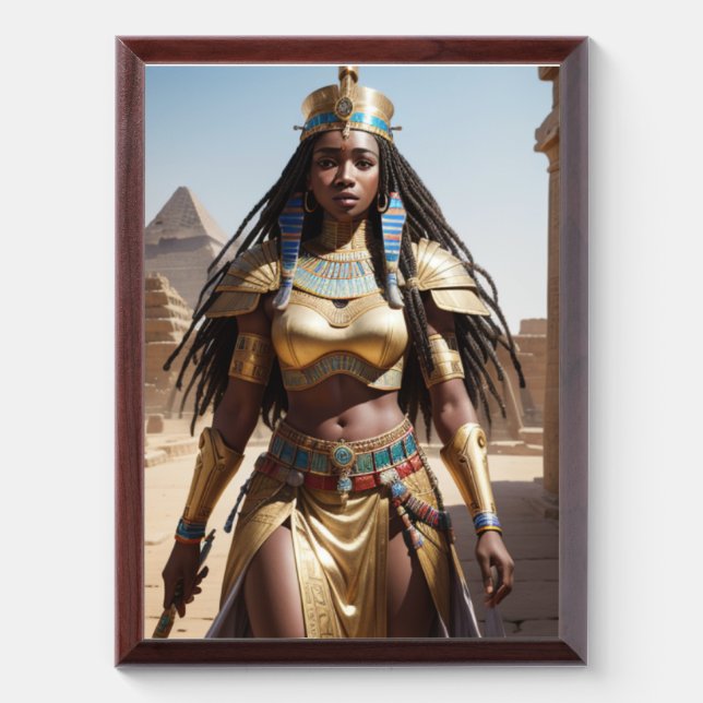 Egyptian Queen Award Plaque (Vertical)