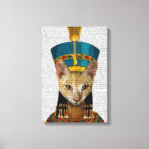 Egyptian Queen Cat Canvas Print
