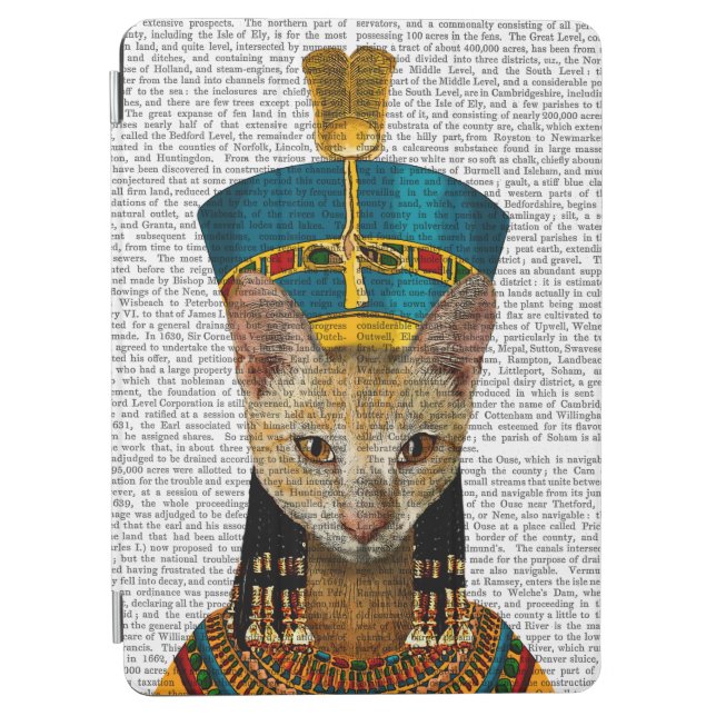 Egyptian Queen Cat iPad Air Cover (Front)