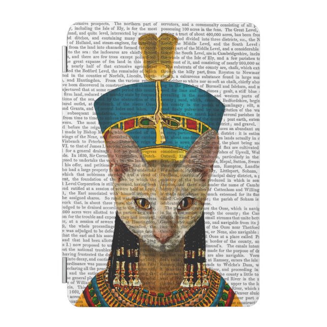 Egyptian Queen Cat iPad Mini Cover (Front)