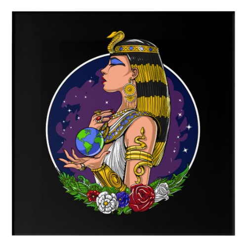 Egyptian Queen Cleopatra Acrylic Print