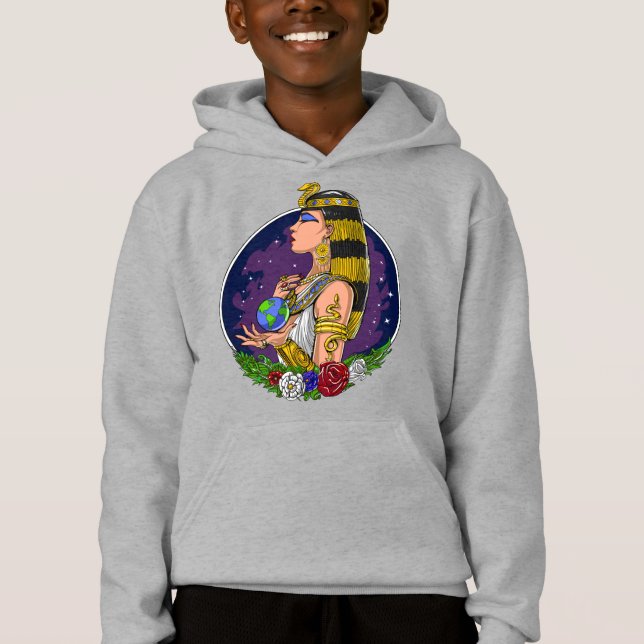 Egyptian Queen Cleopatra Hoodie (Front)