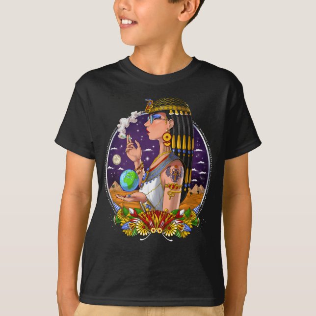 Egyptian Queen Cleopatra T-Shirt (Front)