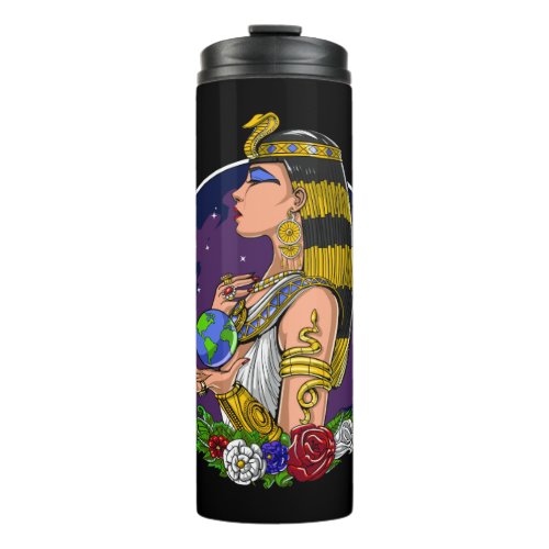 Egyptian Queen Cleopatra Thermal Tumbler