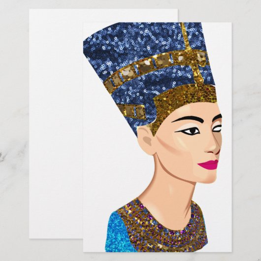 egyptian queen nefertiti (Front/Back)