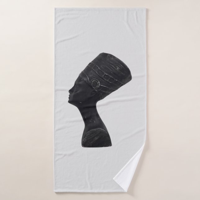Egyptian queen Nefertiti Bath Towel (Bath Towel)