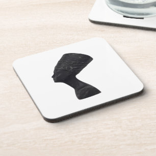Egyptian queen Nefertiti Beverage Coaster