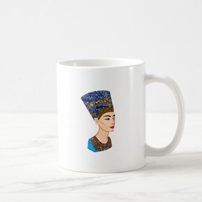 egyptian queen nefertiti coffee mug (Right)
