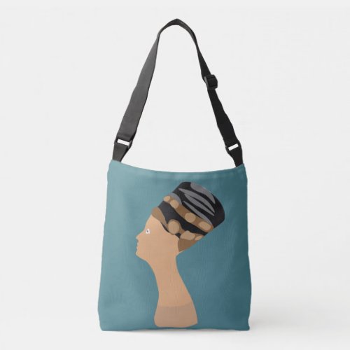 Egyptian queen Nefertiti Crossbody Bag