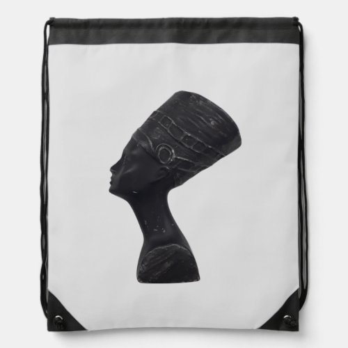 Egyptian queen Nefertiti Drawstring Bag
