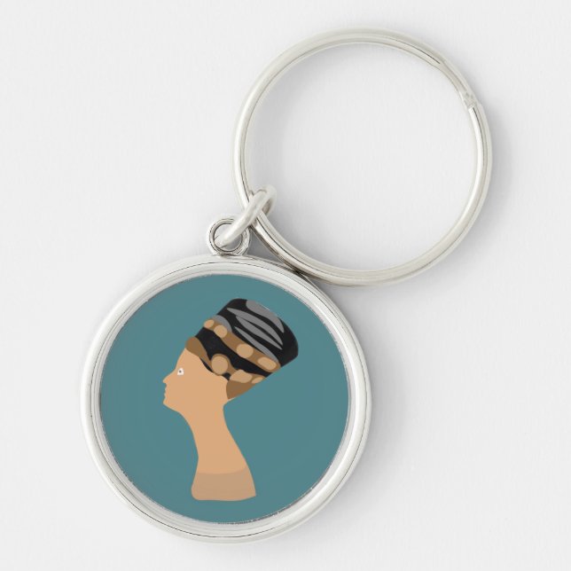 Egyptian queen Nefertiti Keychain (Front)